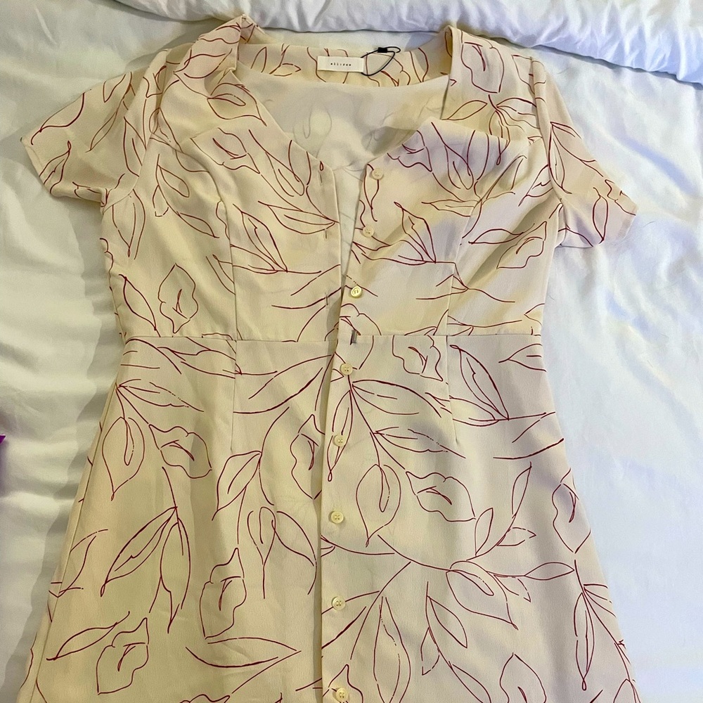 Beautiful Red Flower Dress